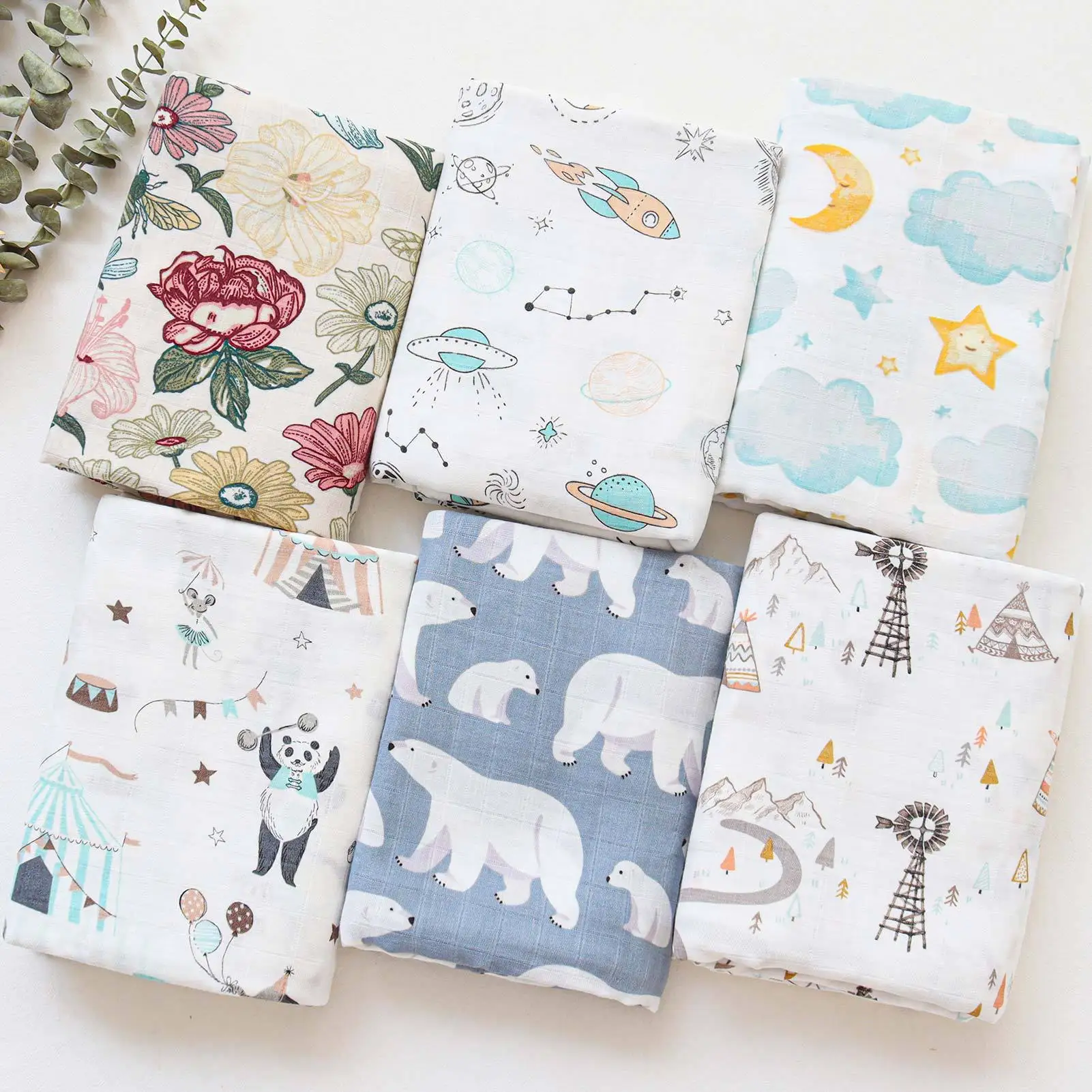 Детское одеяло пеленка для новорожденных муслиновое Пеленальное Одеяло