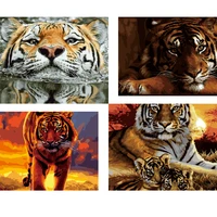 paint girl diy painting by numbers animal tiger 40x50cm va 2464 paint with numbers drawing set