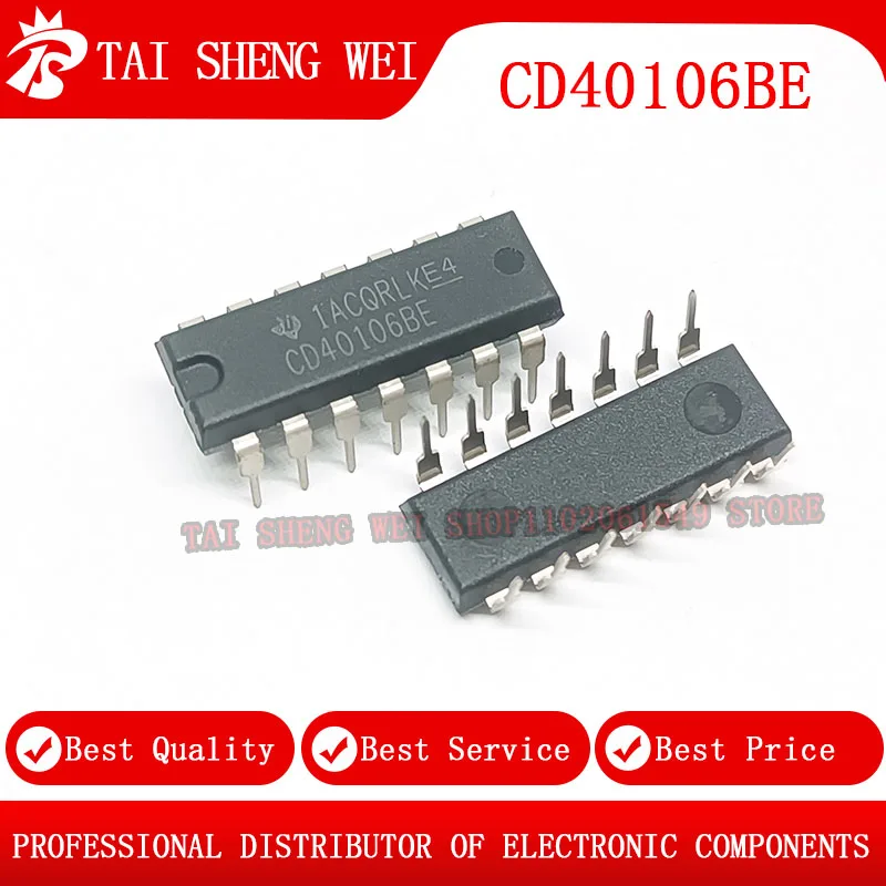 10 шт. CD40106BE CD40106 40106 DIP-14 DIP14 новый оригинальный