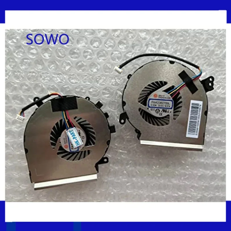 Вентилятор для MSI GE62MVR GE72MVR 7RG MS-16JC MS-179C Набор охлаждающих вентиляторов процессора