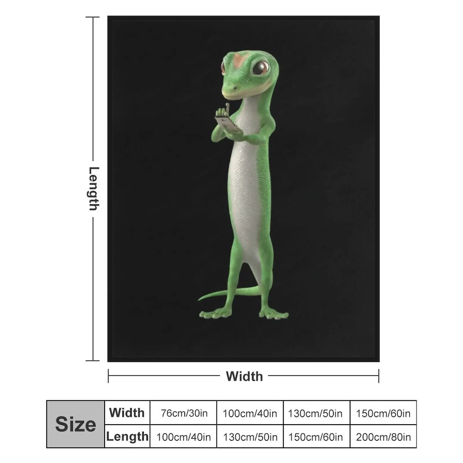 Мужская футболка Geico Gecko трендовое одеяло с графическим рисунком мягкое большое