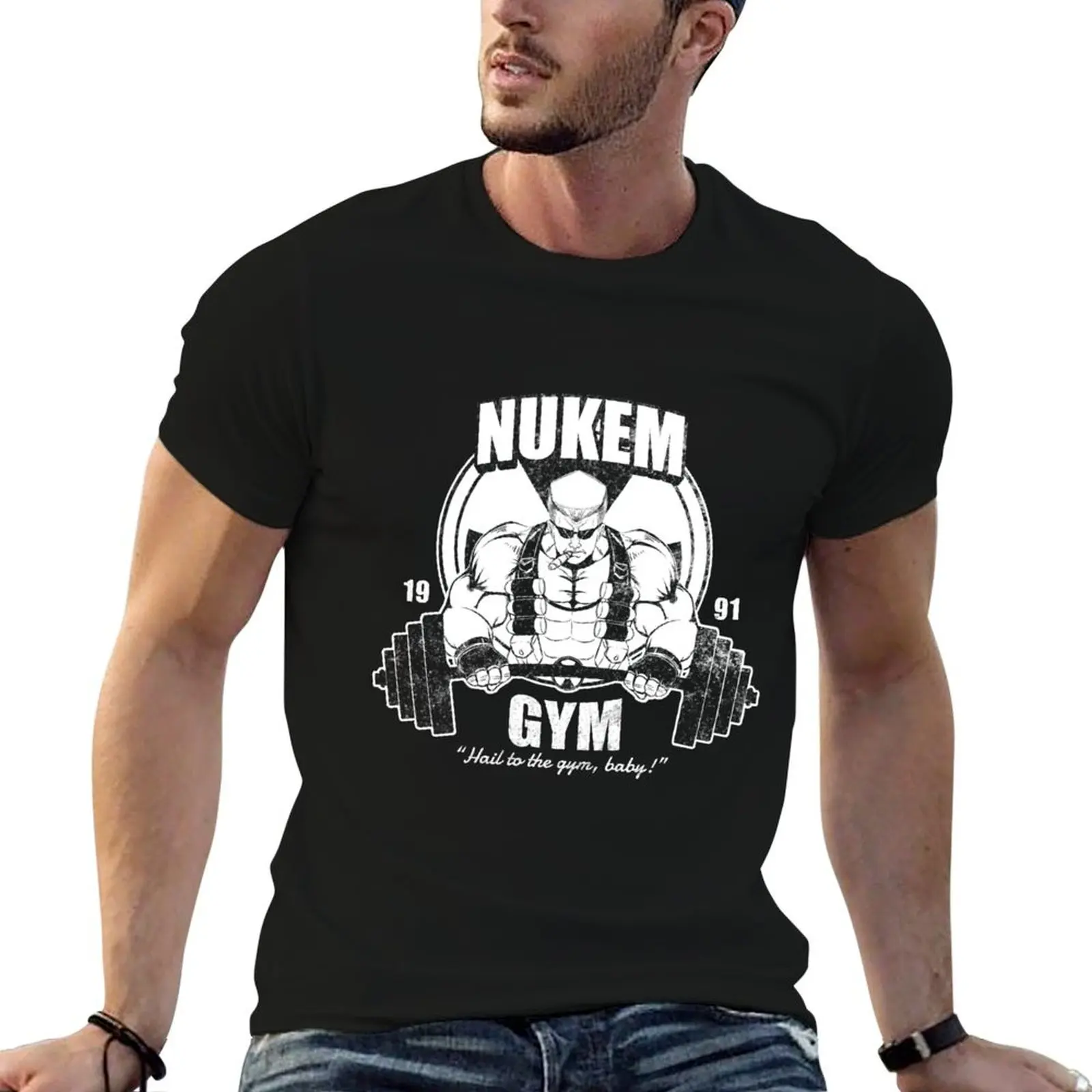 Фото Футболка Nukem Gym T-Shirt для тренировок с коротким рукавом, быстросохнущая №1
