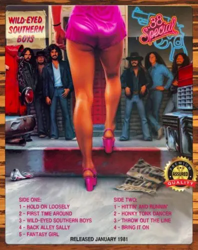 38 Специальный-Дикий глаз Южный для мальчиков-трек список-металлический знак