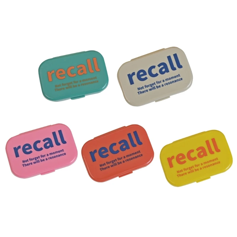 

L93F Small Contact Lens Cases Cute Travel Kit with Remover Tool Tweezers Mirror
