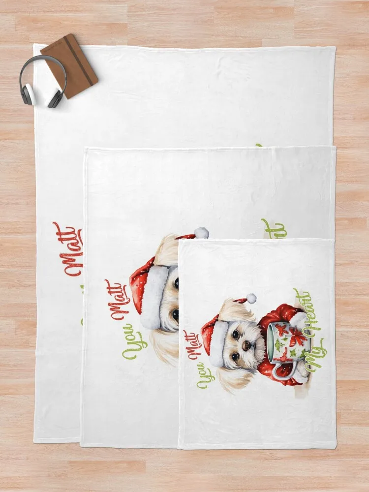 Мальтийский рождественский джемпер одеяло забавный подарок туристические