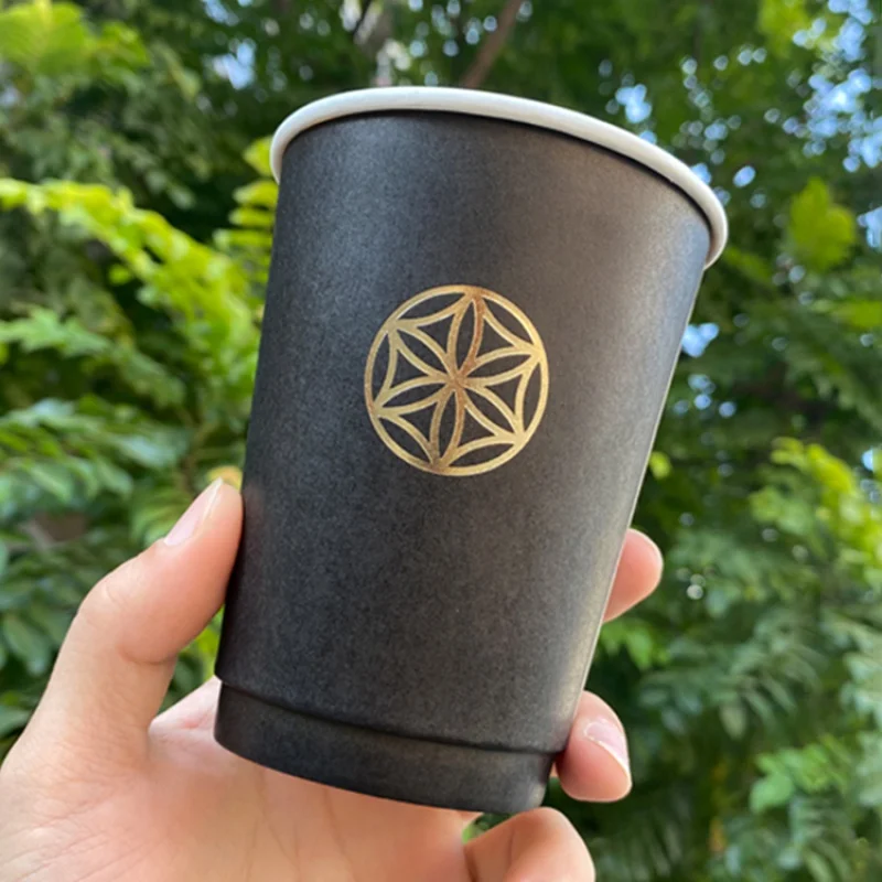 Factory new products 8oz 12oz 16oz 24oz  hot drinks disposable  custom logo coffee double wall paper cup