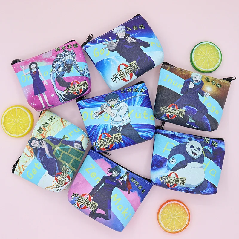 

Anime Jujutsu Kaisen Money Wallet Coin Purse Fans Props Toys Kid Gifts