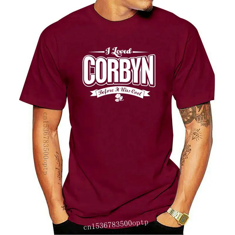 

Camiseta con mensaje "I loed", remera "I loveld Corbyn Before It Was Cool,","