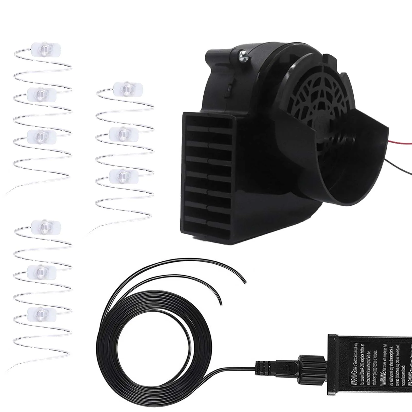 

1Set Fan Blower 973 With 3 LEDs For Garden Yard Inflatable Decor Air Blower Outdoor Garden Supplies 97*94*65mm