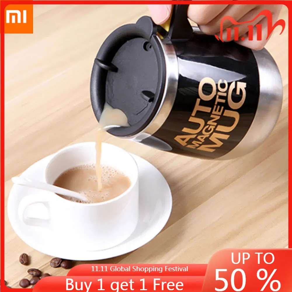 

Xiaomi 400ml Rechargeable Intelligent Magnetic Automatic Stirring Cup Coffee Cup Electric Rotating Stirring Cup Home Coffee Cup