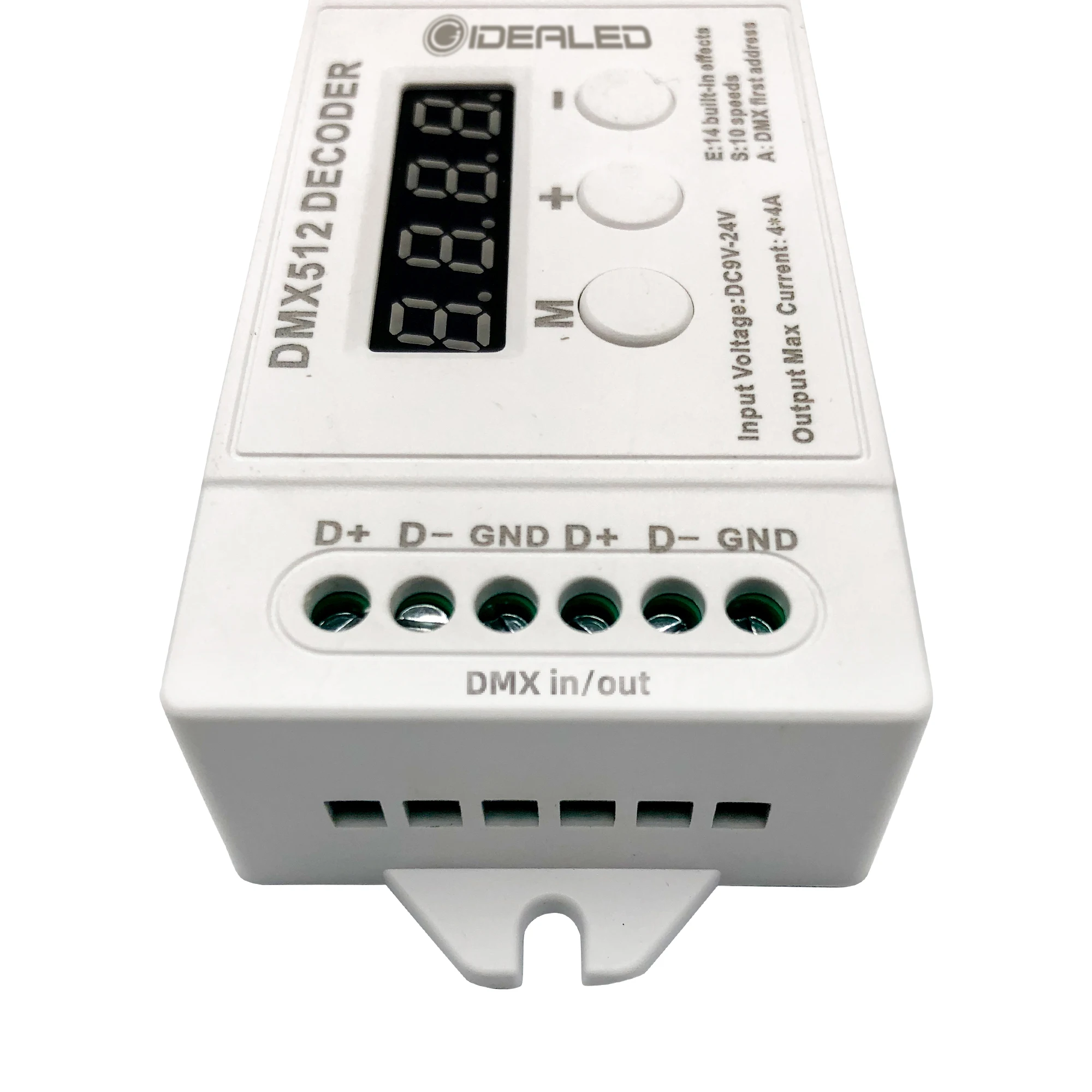 4-канальный мини-декодер DMX 512 контроллер светодиодной ленты RGBW с консолью