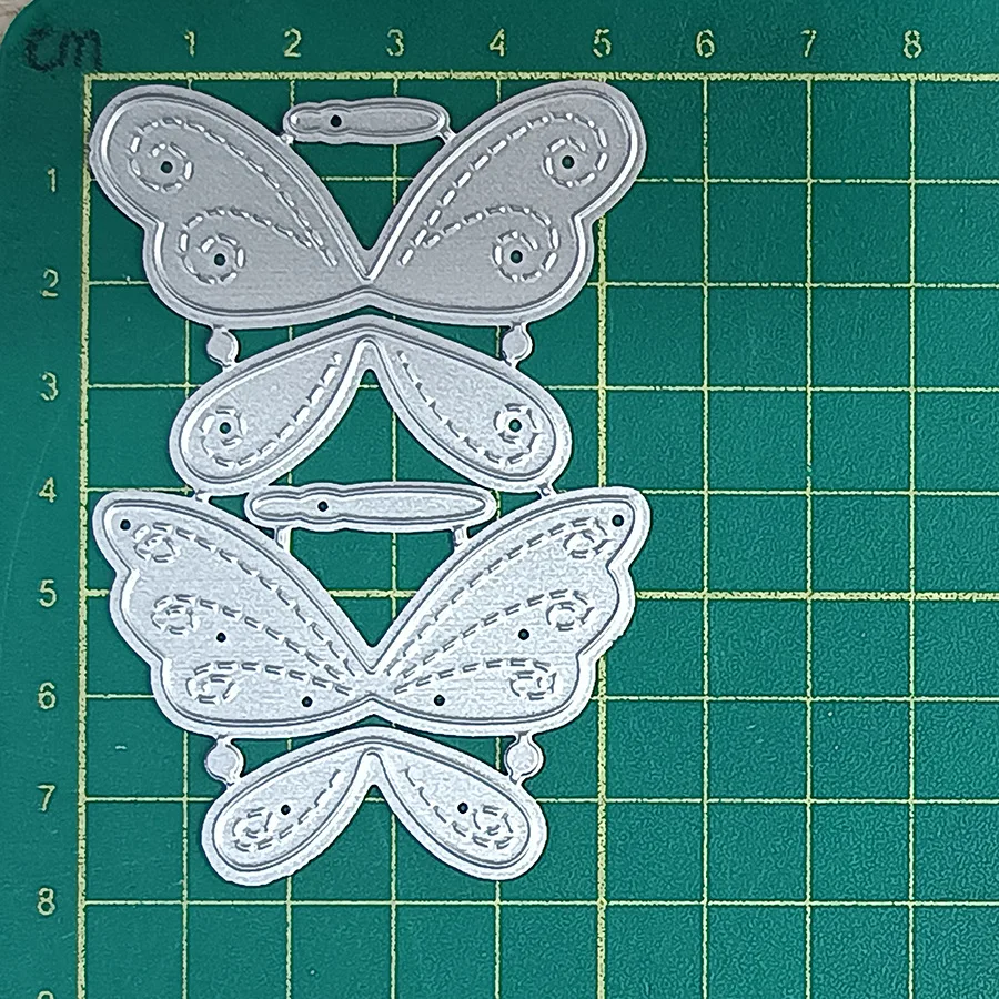 Рождественский трафарет 2 шт. штампы для резки бабочки форма ножа сделай сам