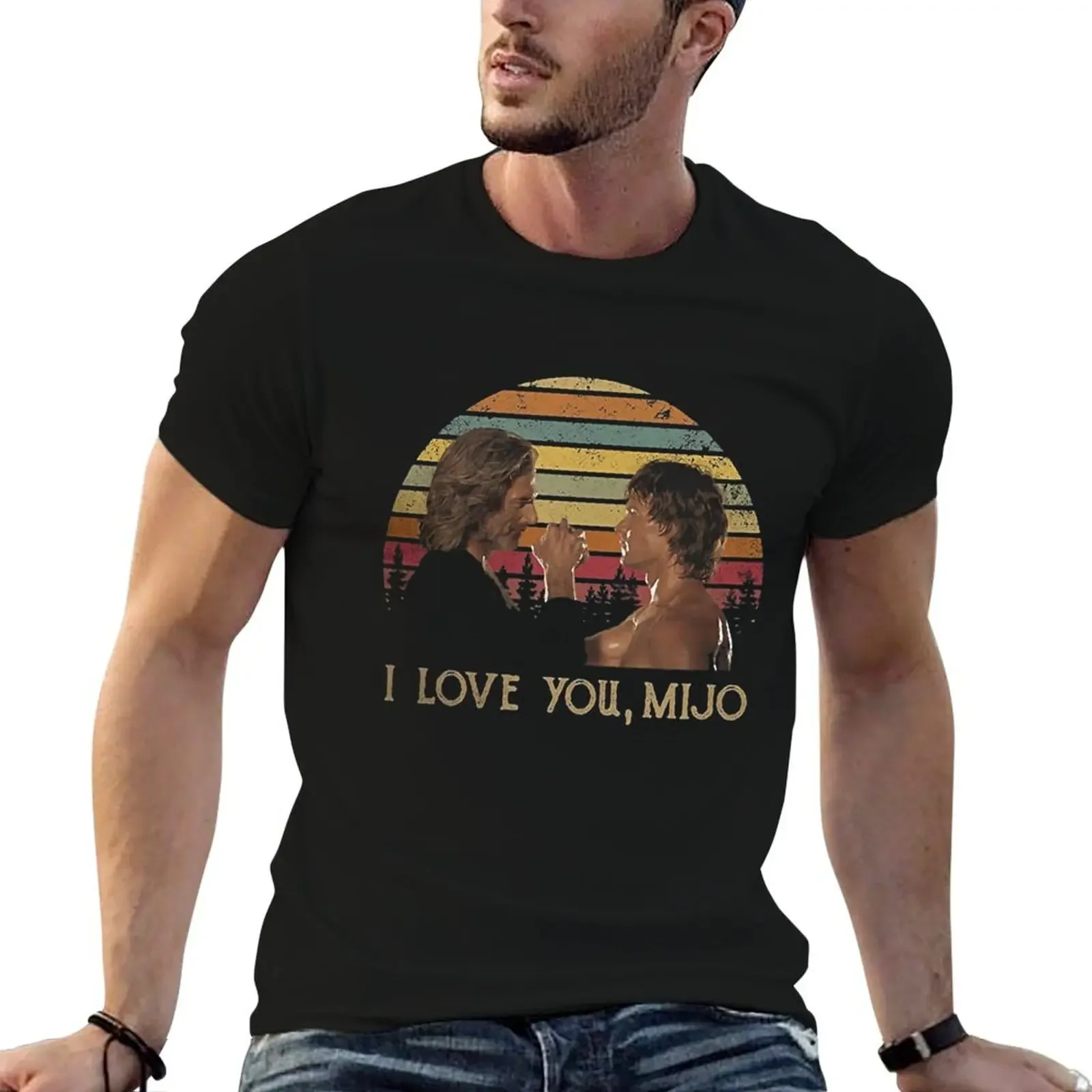 Road House American Action Movies I love you mijo road house винтажная футболка тяжелая мужская