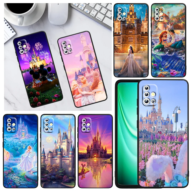 

Disney castle and princess For Samsung A73 A53 A33 A03S A22 A72 A52 A32 A02 S A12 A42 A51 A91 A81 A71 A41 A32 A21 Phone Case