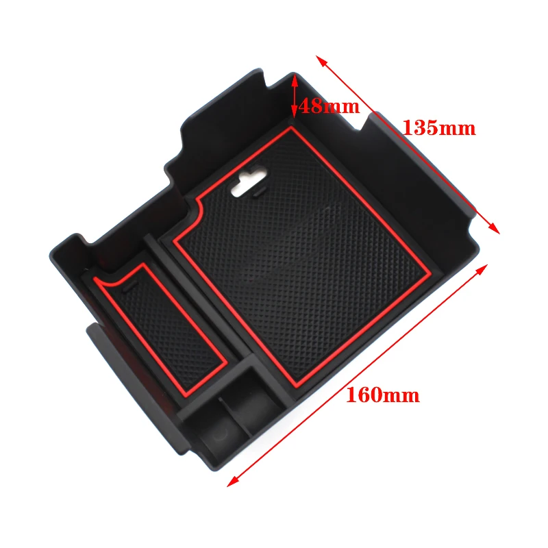 My good car Car Central Armrest Storage Box Console Tray Case Pallet Stowing Container for Ford Explorer 2011 - 2019