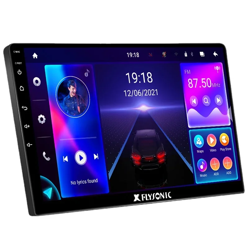 Flysonic 9 дюймов/10 дюймов TDA7851 навигация Gps продажа подголовник Автомобильный