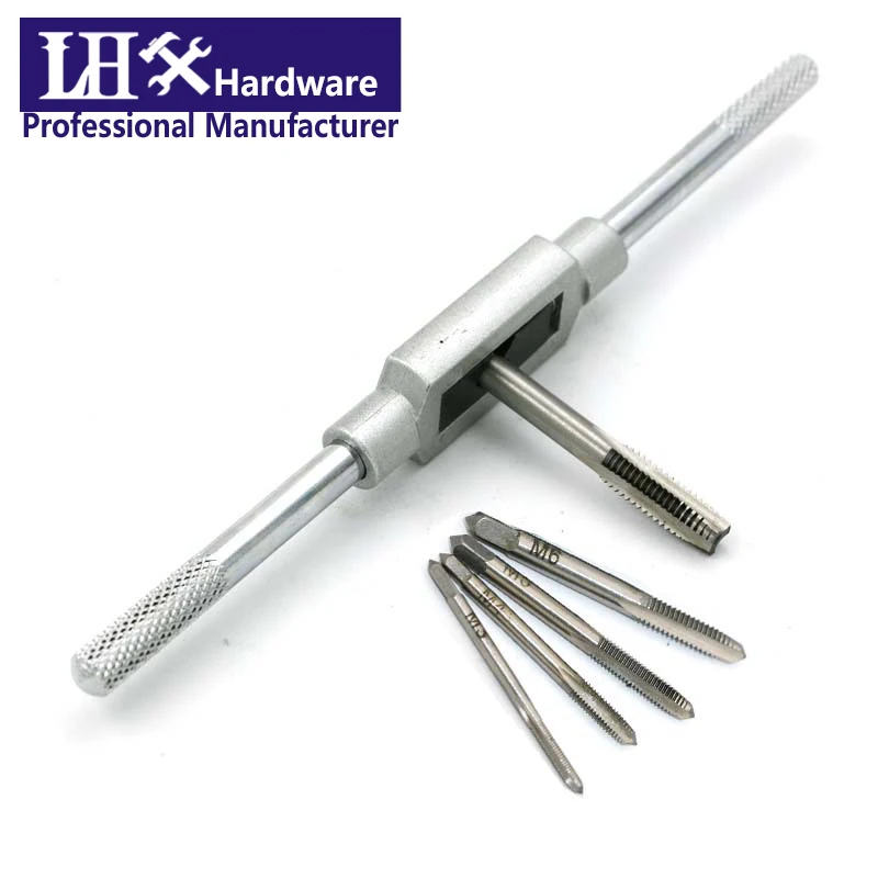 

M3-12 Hand Adjustable Ratchet Tap Wrench Wire Tapping Hand Reversing Wrench Manual Tapping Fitting Sleeve YK10 E