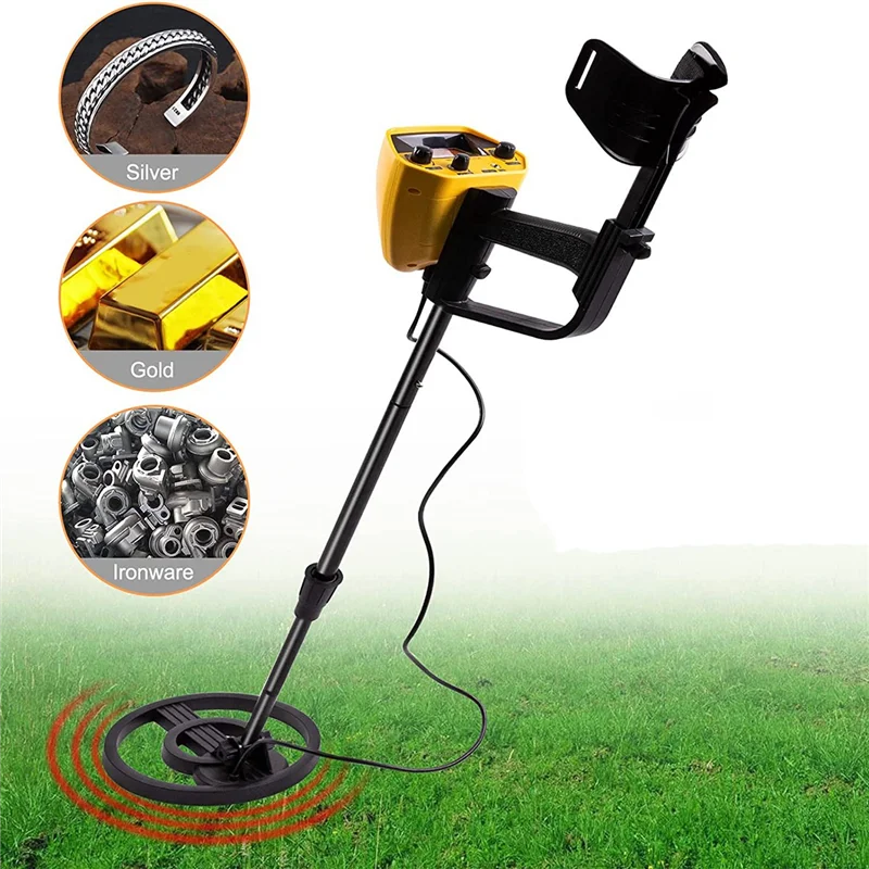 

GTX5030Y 10-30cm Detection Depth Waterproof Coil Treasure Hunter High Sensitivity Underground Jewelry Metal Detector