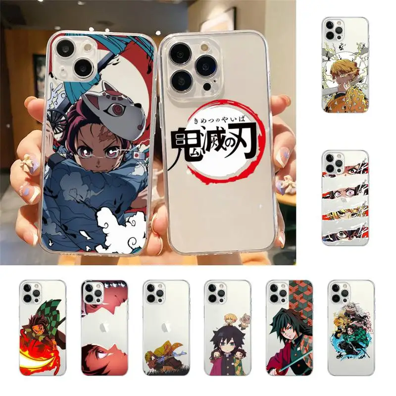 

Kamado Nezuko Kimetsu No Yaiba Demon Slayer Phone Case For Iphone 7 8 Plus X Xr Xs 11 12 13 Se2020 Mini 14 Pro Max Funda Cover