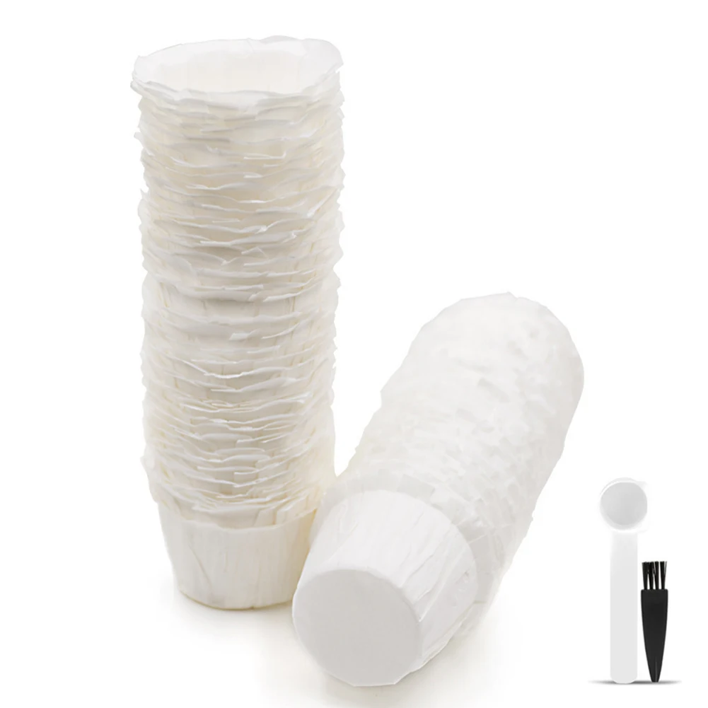 

100pcs/set Paper Filters Cups Replacement K-Cup Filters For Keurig Coffee Filters Capsules Coffee Filter Paper Accessories