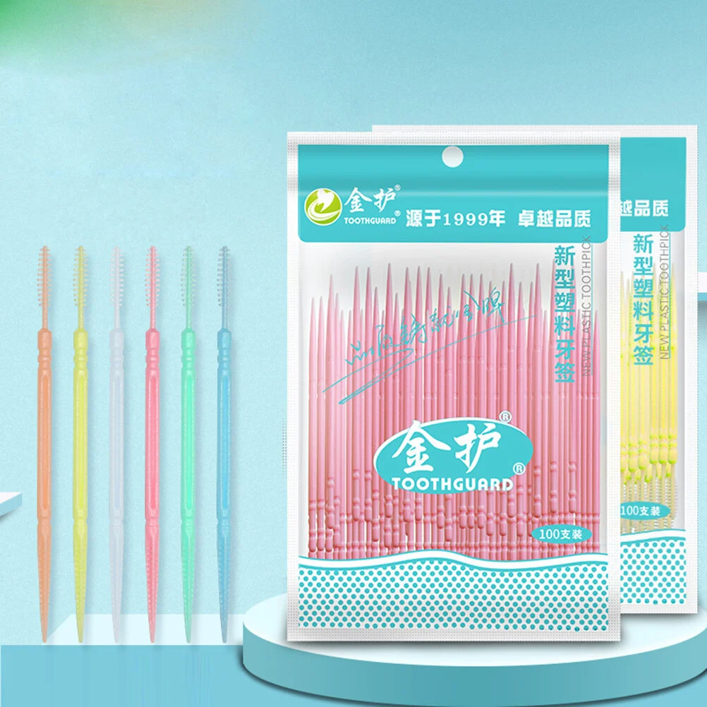 Зубочистки Пластиковые С Ершиком Купить