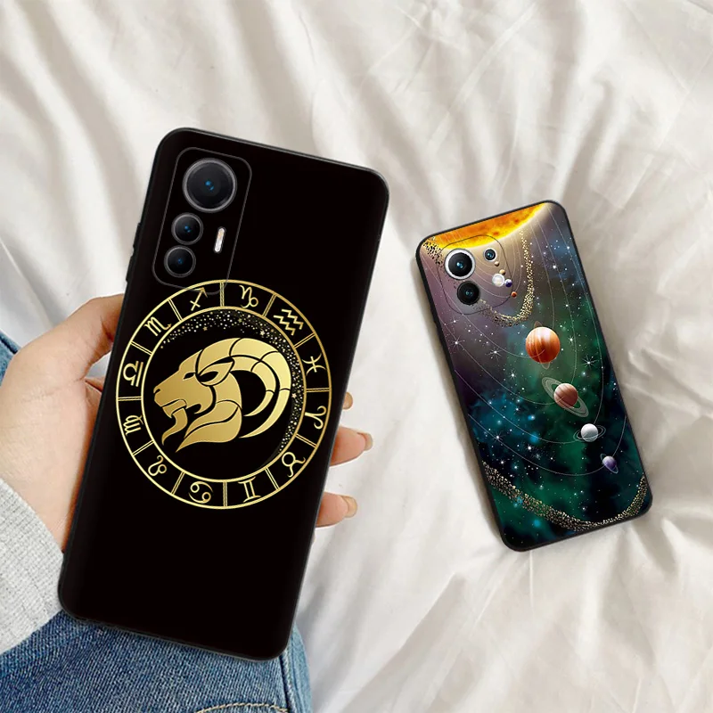 Противоударный мягкий чехол для телефона Xiaomi 12T 12X 13Lite Redmi Note 13 4G 5G 12s Pro 12c 13c 12 Знак