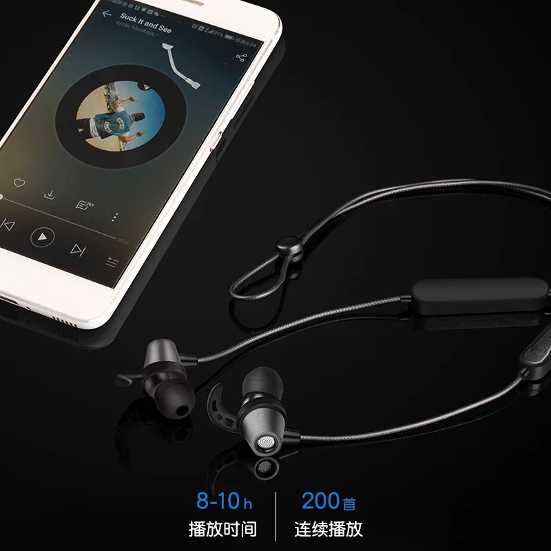 Спортивная Bluetooth-гарнитура 5,0 в ухо HD качество звука подходит для Apple Huawei vivo Xiaomi смартфон