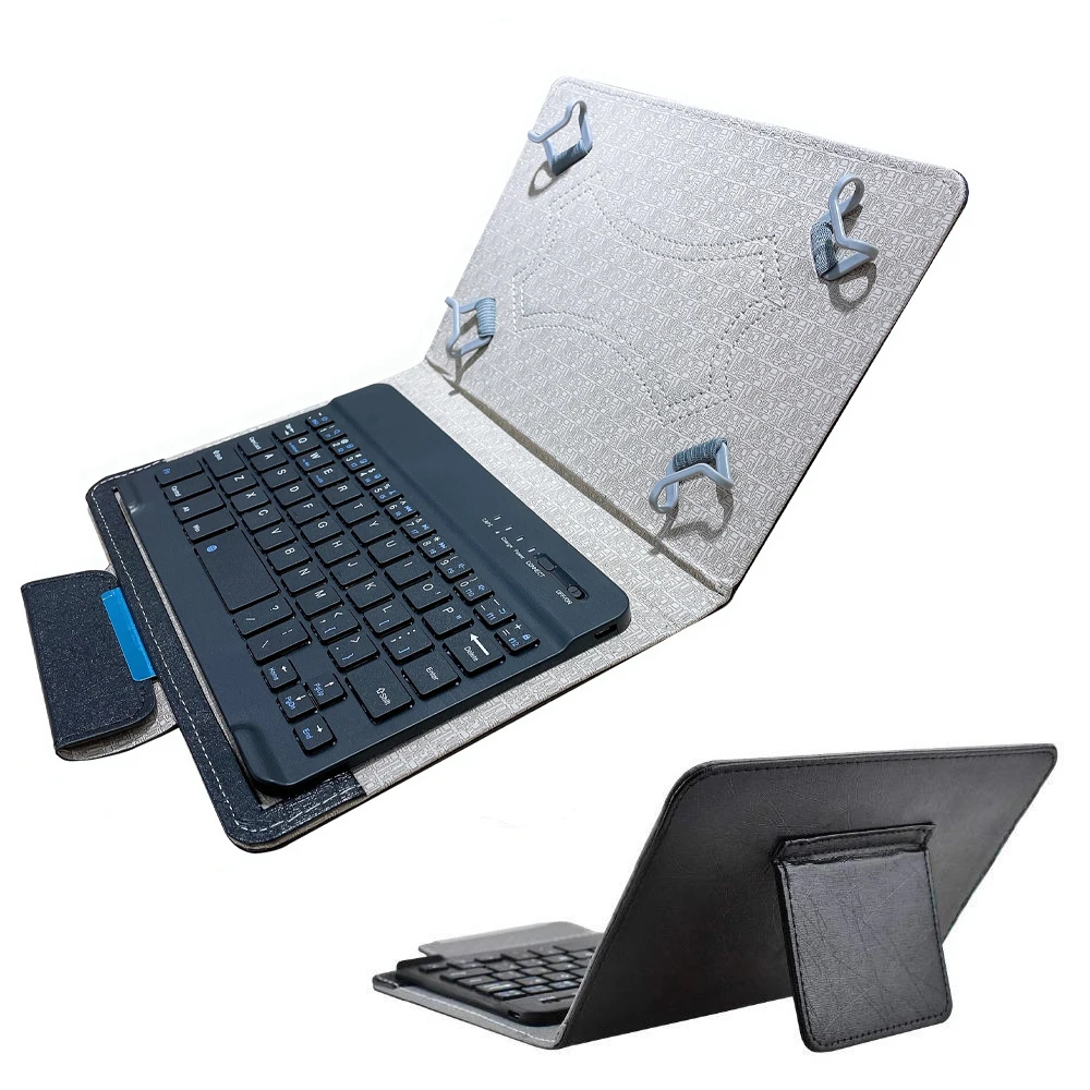 

Mini Bluetooth Keyboard Wireless Keyboard Tablet Keyboard For Android ios Windows and Leather Case Stand Cover For 8 inch Tablet