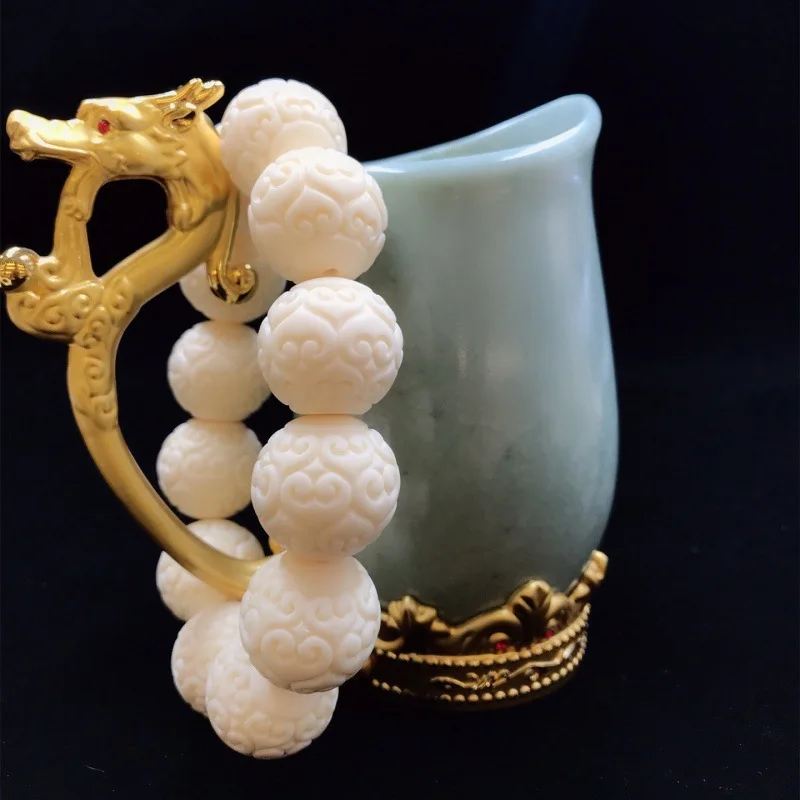 Прямые поставки с фабрики гайка цвета слоновой кости браслет Xiangyun ладовые бусины