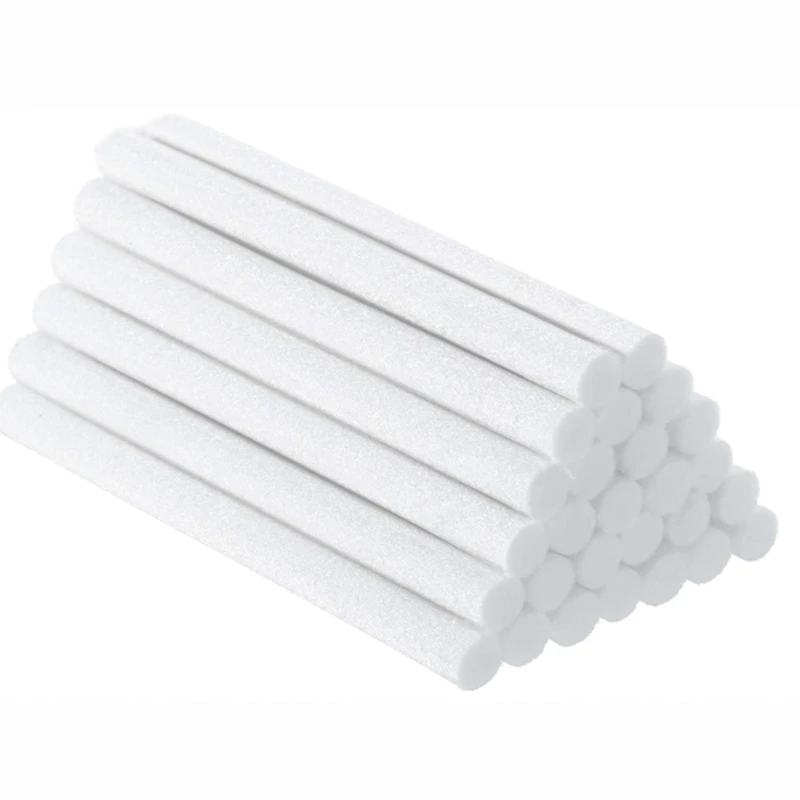 

40 Pcs Car Humidifier Sticks Cotton Filter Refill Sticks Filter Replacement Wicks For Portable Ultrasonic Aroma Diffuser