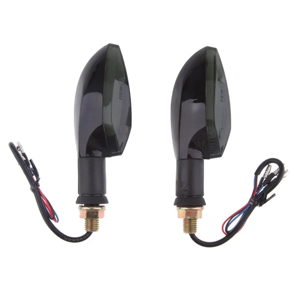 2 х универсальные передние и задние мотоциклетные желтые светодиодные указатели