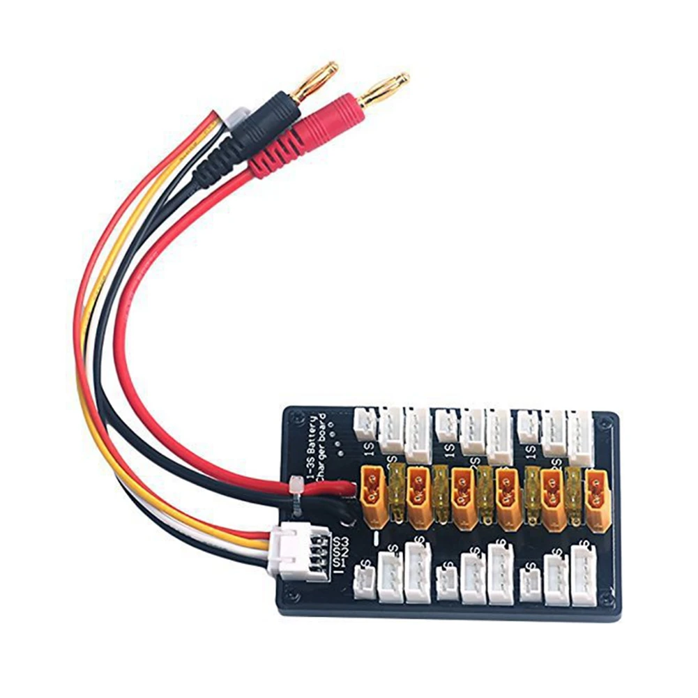 

1-3S XT30 Plug Battery Parallel Charging Board for B6 Charger Boad RC Model Toys Part