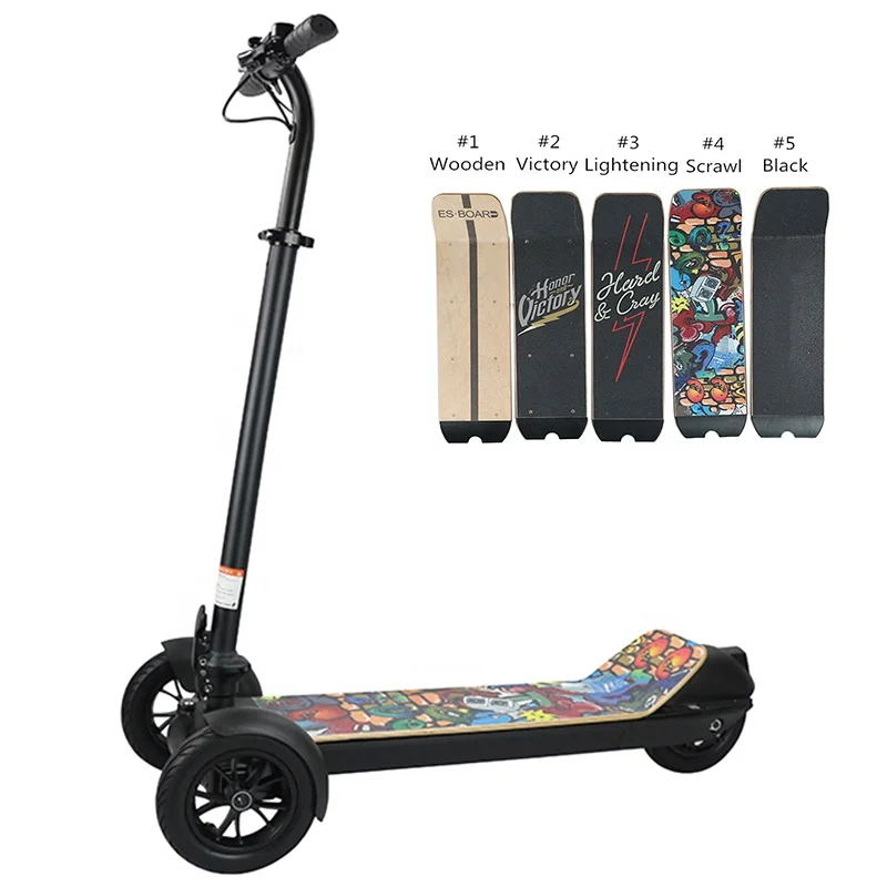 EU warehouse electric skateboard 8.5 Inch Three Wheel Unique Adult Electric Scooter