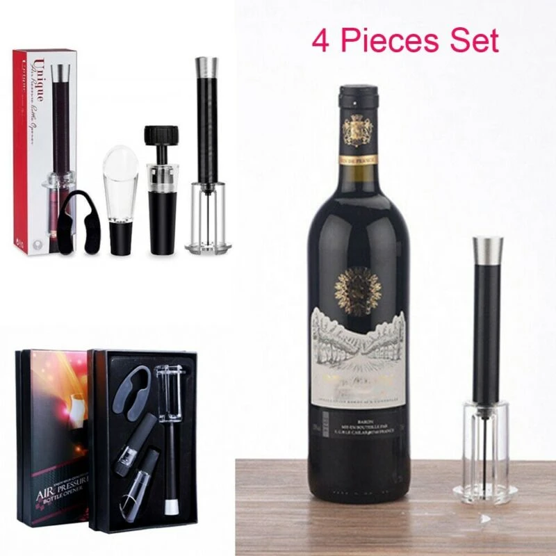 Насос с воздушным давлением открывалка для бутылок набор открывания красного