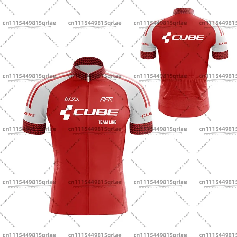 Фото Велосипедная форма Cube Pro Team 2026, летняя дышащая велосипедная одежда, мужская велосипедная одежда, шорты для велоспорта. №3