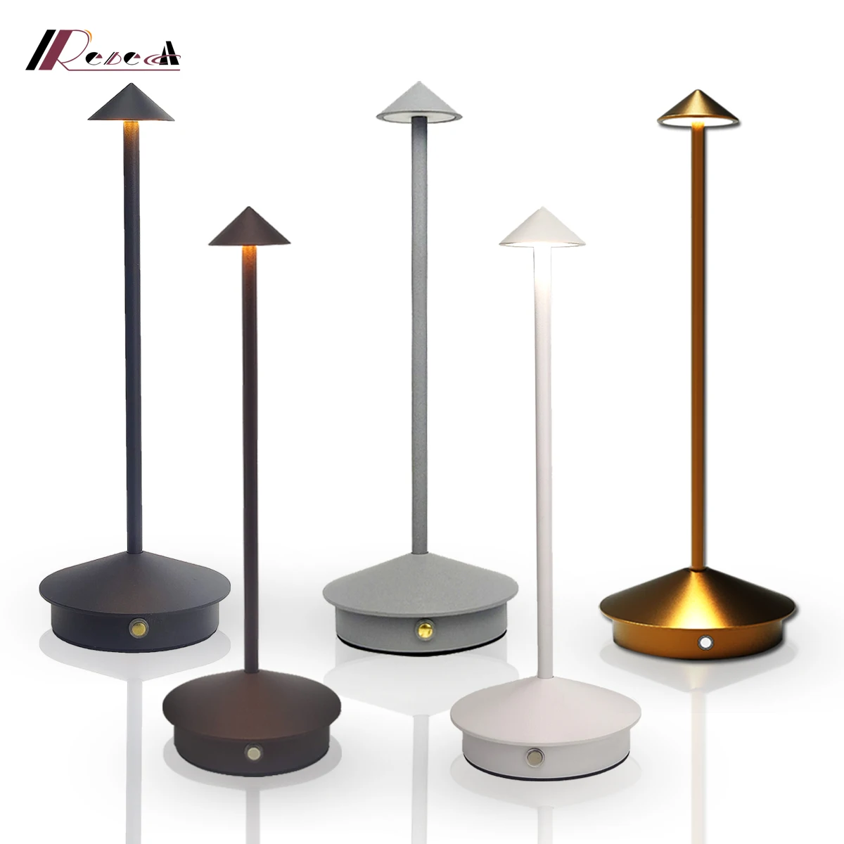 

Touch LED rechargeable table lamp creative restaurant hotel bar coffee pina pro table lamp Lampada Da Tavolo decorative table la