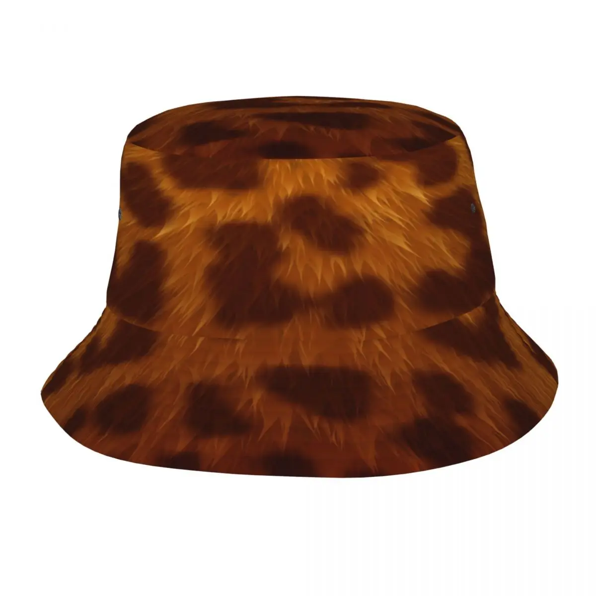 

Панама из кожи с леопардовым принтом для мужчин и женщин, складная шляпа рыбака, солнцезащитный козырек, летняя