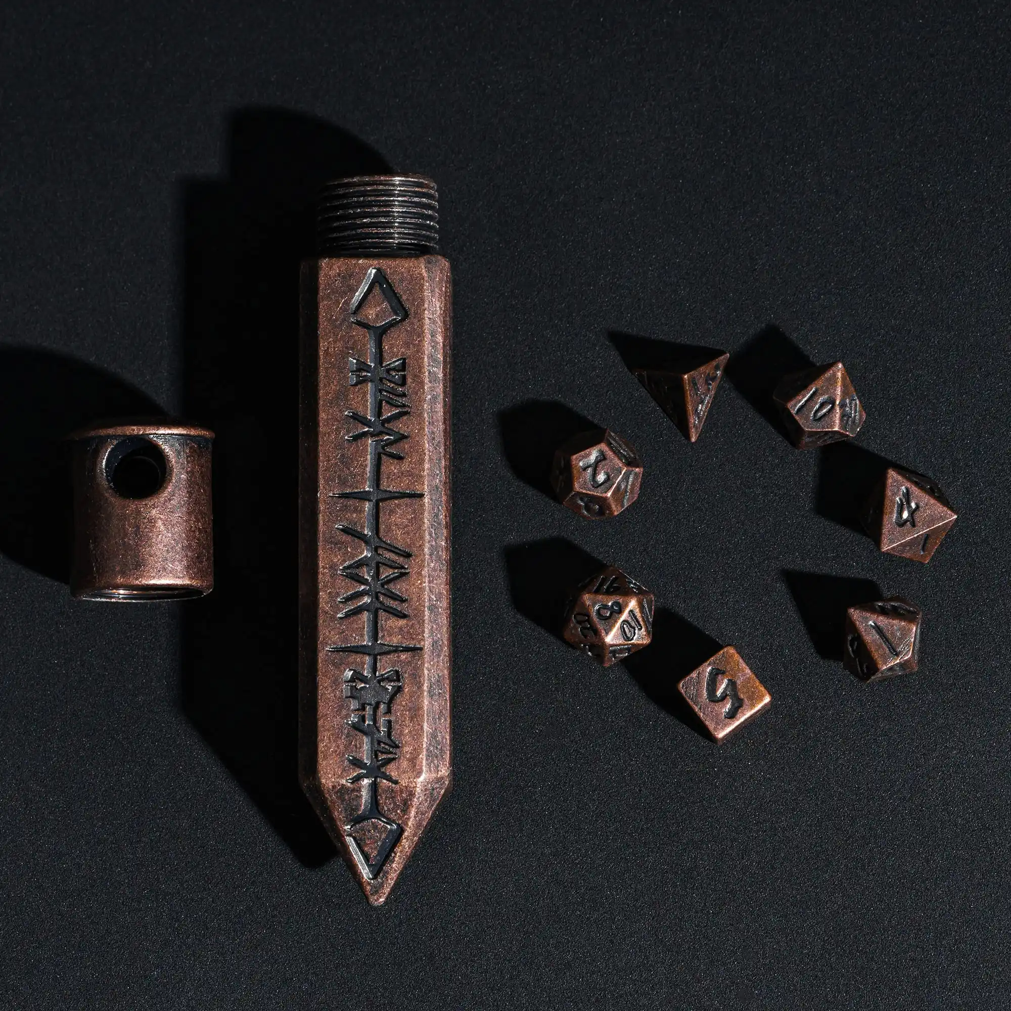 7 мм мини-металлические кубики DnD портативный ультрамаленький многогранный набор