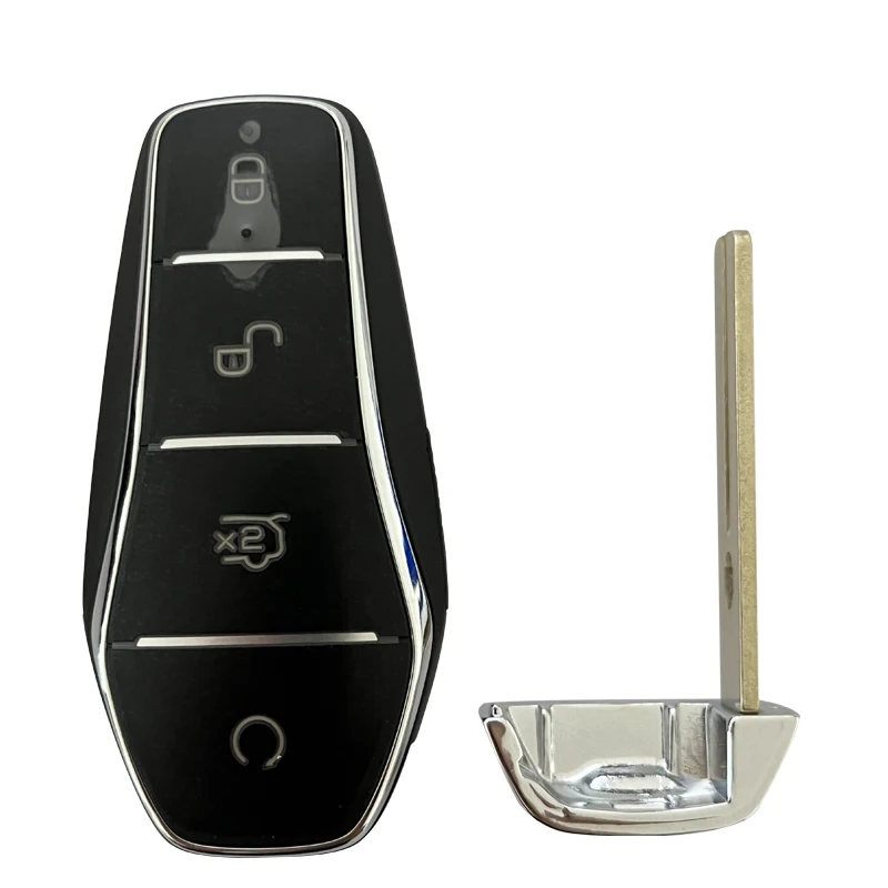 

4 кнопки 434 МГц умный пульт дистанционного управления ключ для BYD QIN E2/E3 S1 автомобильный БЕСКЛЮЧЕВОЙ чип ID46