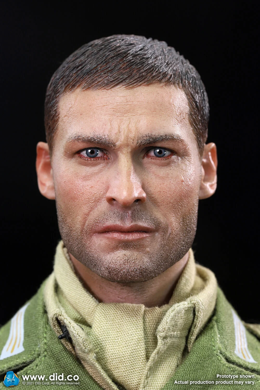 

1/6 DID D80152 WWII Series North African Army Infantry Head Sculpture Scarf Model For 12inch DID Body Action Collectable