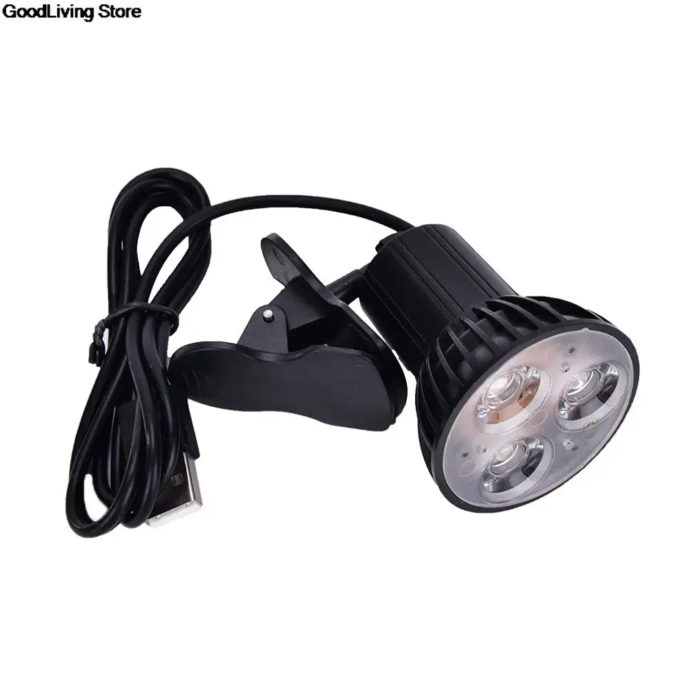 Super Bright USB Light For Laptop PC Notebook Flexible 3 LED Clip On Book Light  Portable Desk Reading Lamp Indoor Lighting
