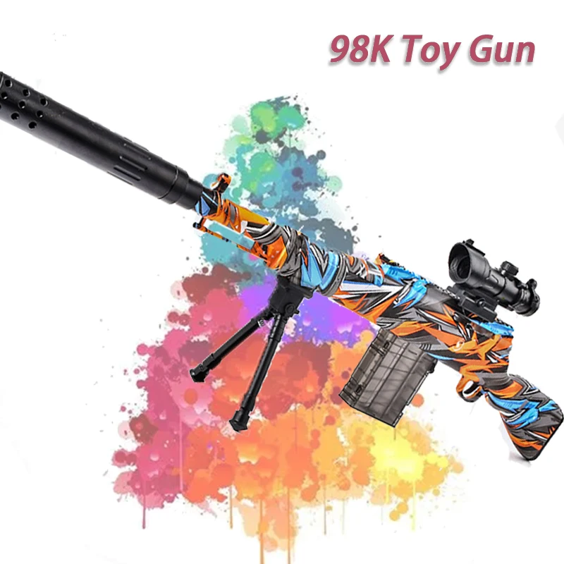

2024 Children'S Soft Bullet 98k Toy Gun Awm Outdoor Game Pistol Adult Children Cs Go Boy Toy Wholesale