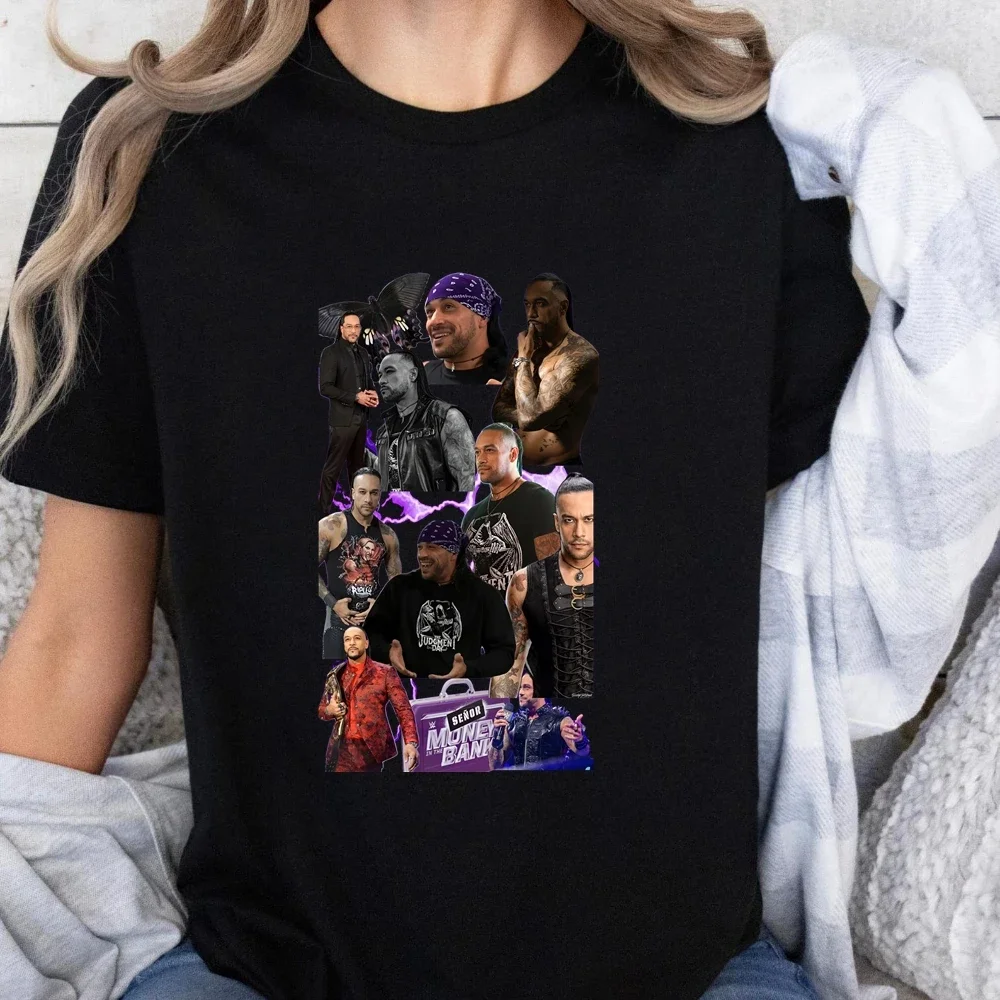 Футболка с принтом Wrestler Damian Priest топ Fan Trend рубашка унисекс короткими рукавами в