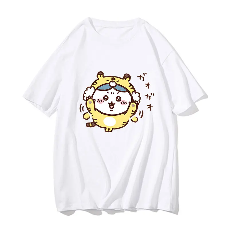 Футболка женская с принтом тигра и коротким рукавом