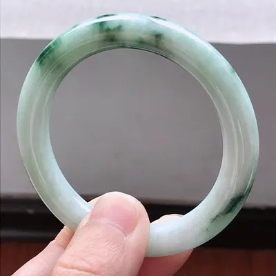 Ювелирные изделия zheru браслет из натурального бирманского нефрита 54 мм-62 мм