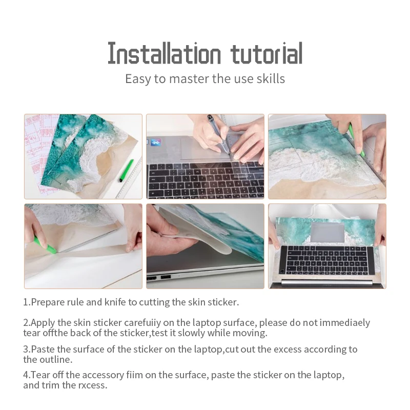 Наклейка для ноутбука Skins11/12/13 3/14/15 6/17 дюймов декоративная наклейка MacBook Pro 14/HP/Lenovo