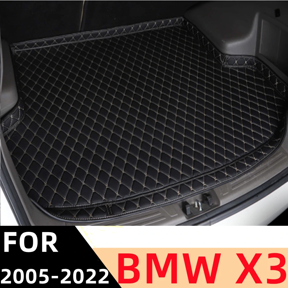 

Car Trunk Mat For BMW X3 2005 2006-2022 All Weather XPE High Side Rear Cargo Cover Carpet Liner AUTO Tail Parts Boot Luggage Pad