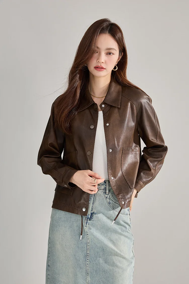 High Street уютная мягкая женская куртка из 45% искусственной кожи топы 55% вискозы