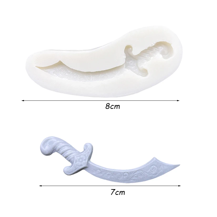 Силиконовый нож с изображением сокровищ искусственная шоколадная форма |