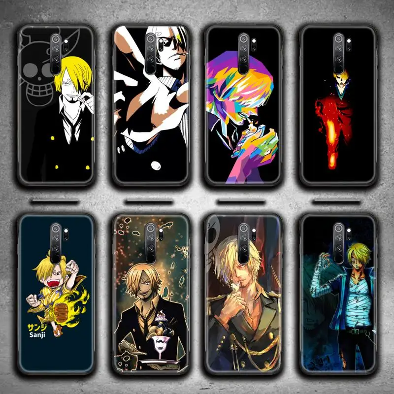 

One Piece Sanji Phone Case for Redmi 9A 9 8A Note 11 10 9 8 8T Pro Max K20 K30 K40 Pro
